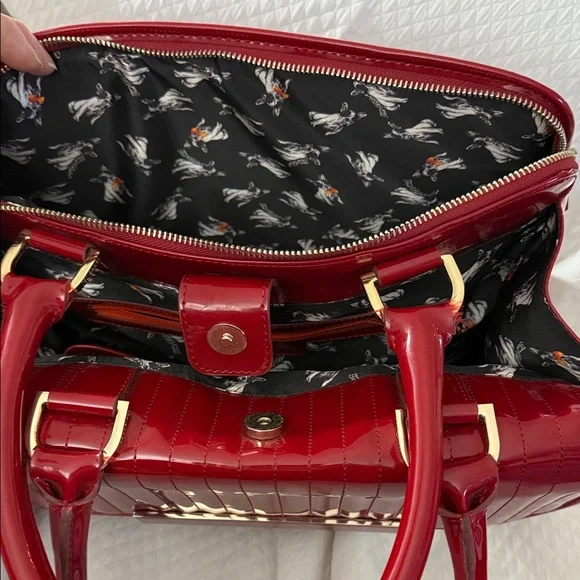 Ted Baker Deep Red Large Satchel - Picture 10 of 16